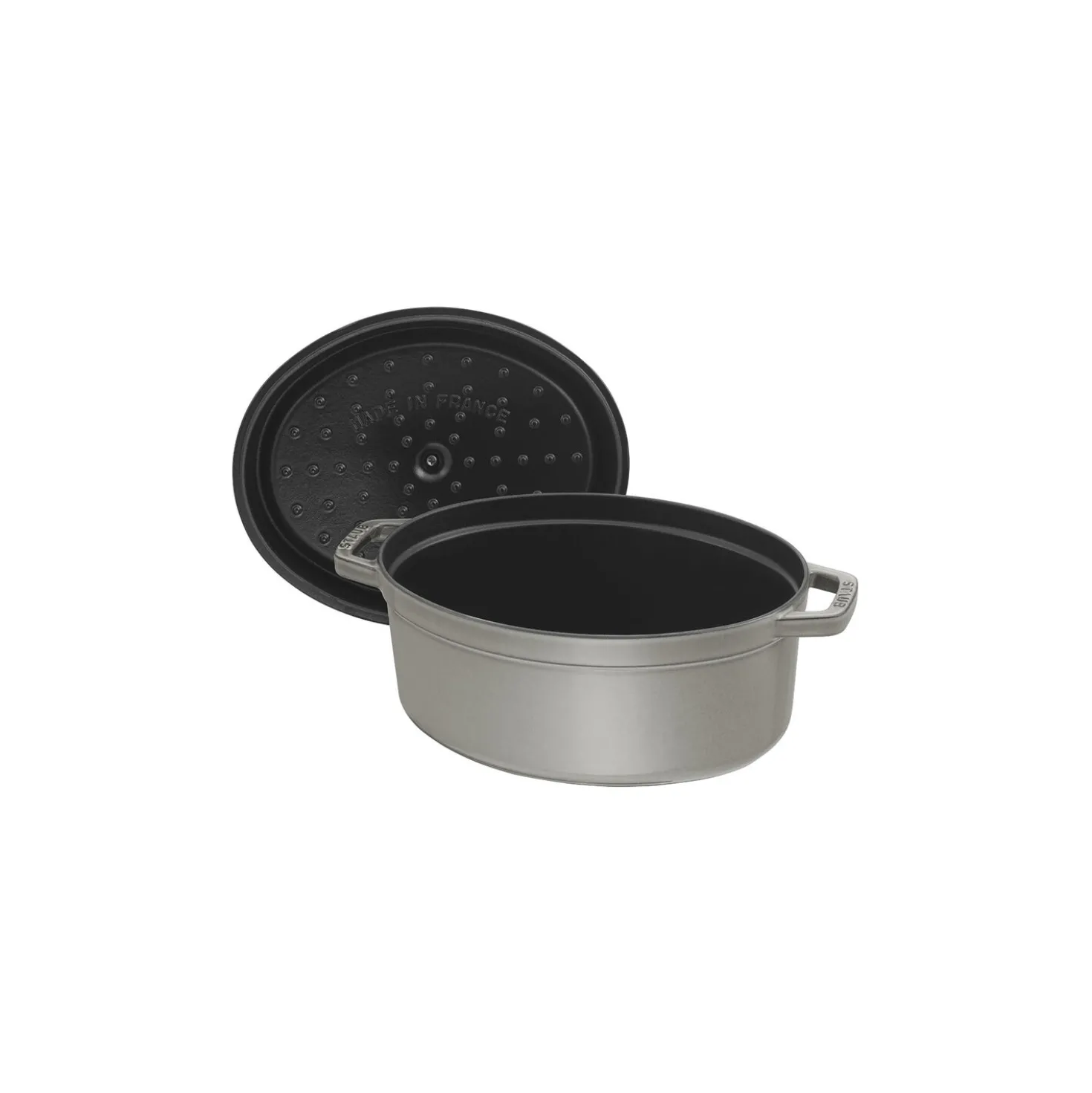5.75 qt, Oval, Dutch Oven, Graphite Grey