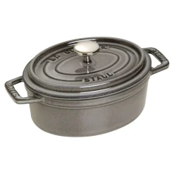 1.1 qt, Oval, Dutch Oven, Graphite Grey