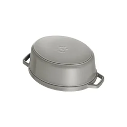 1.1 qt, Oval, Dutch Oven, Graphite Grey