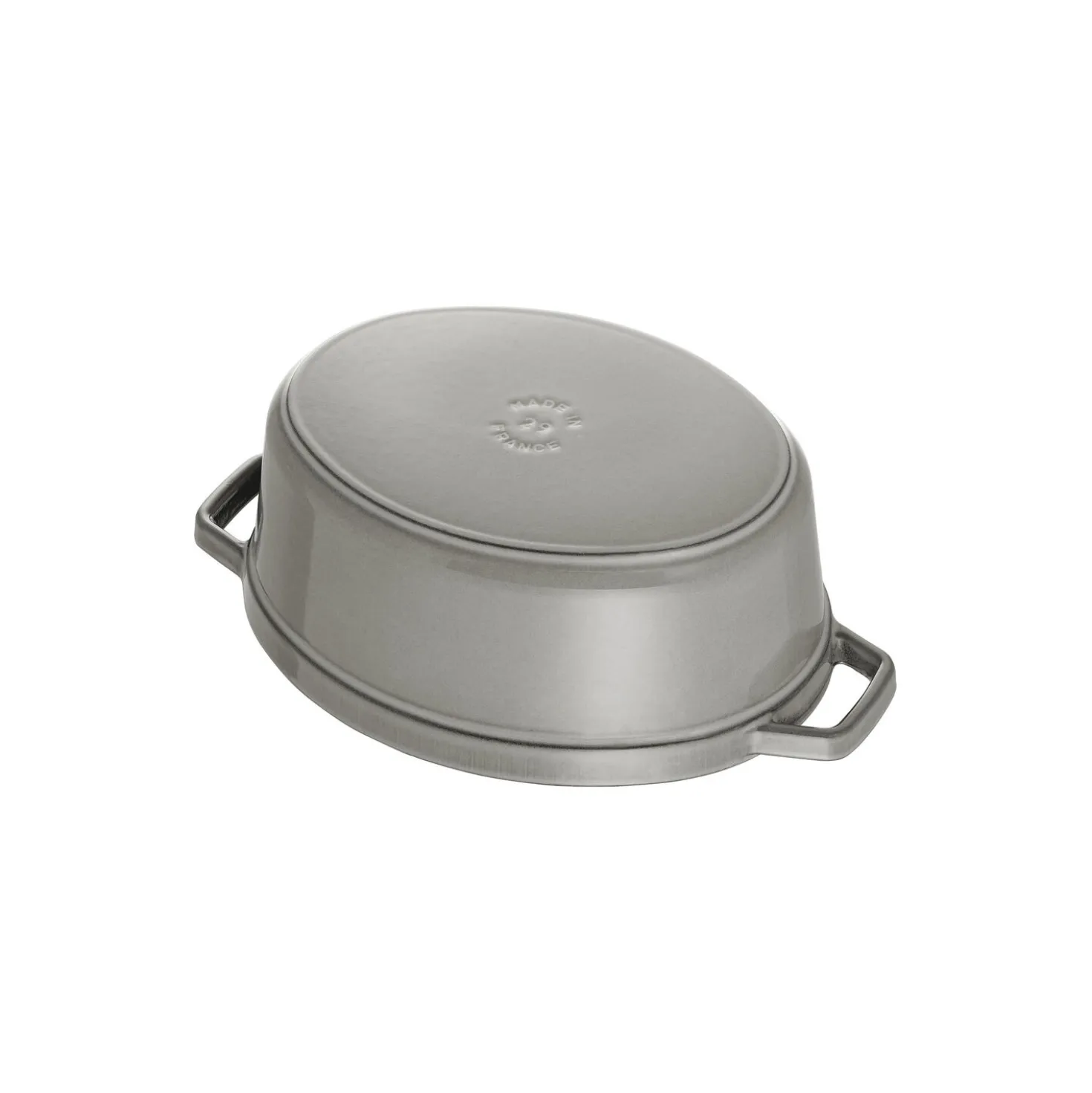 1.1 qt, Oval, Dutch Oven, Graphite Grey