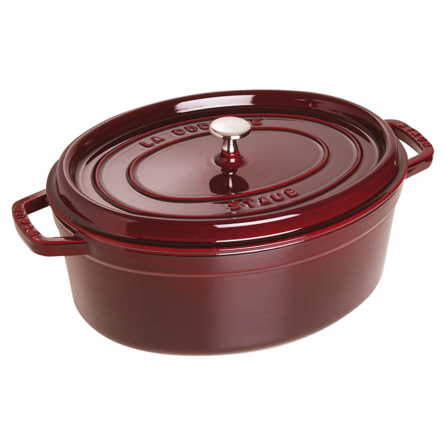 5.75 qt, Oval, Dutch Oven, Grenadine