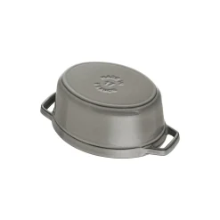 1.1 qt, Oval, Pig Dutch Oven, Graphite Grey
