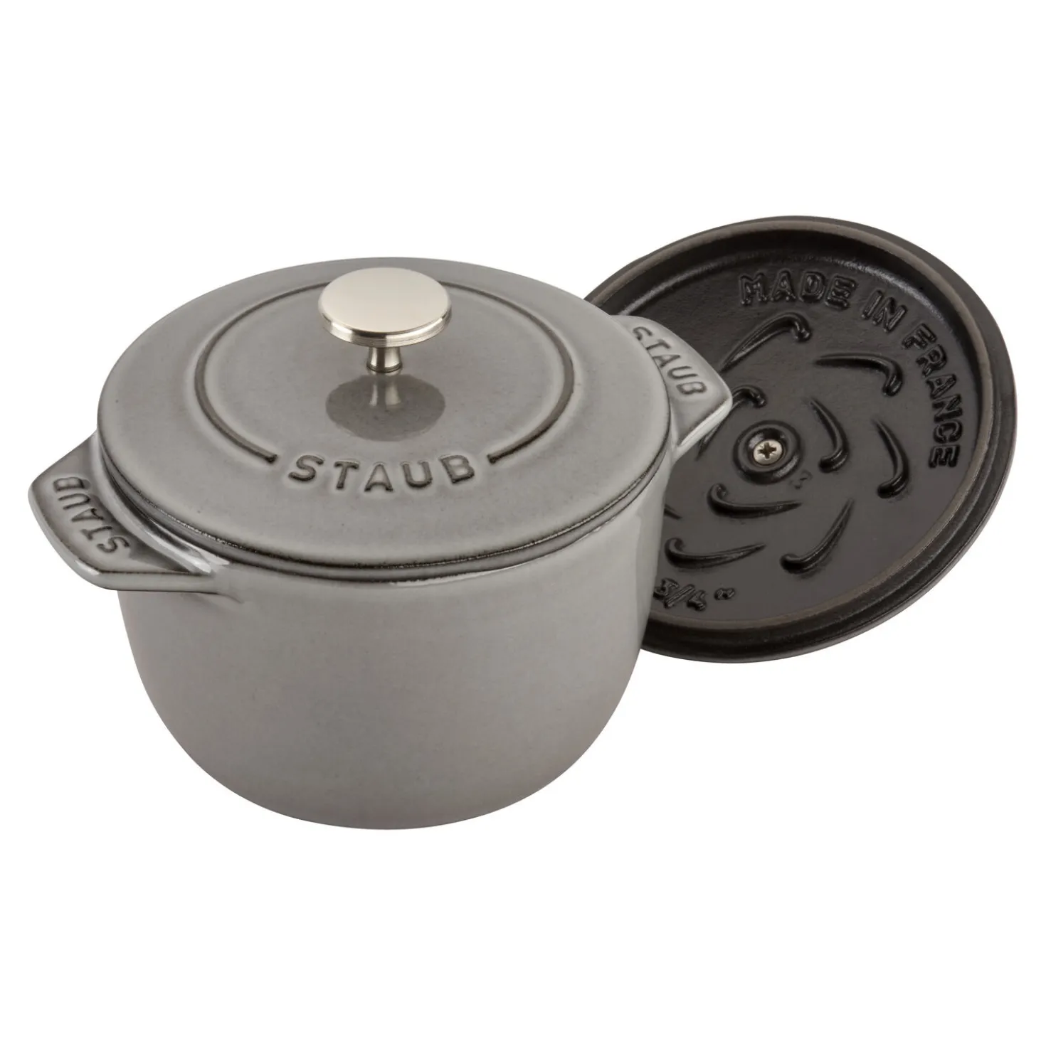 0.75 qt, Petite French Oven, graphite grey