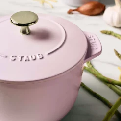 1.5 qt, Petite French Oven, Pink Peony