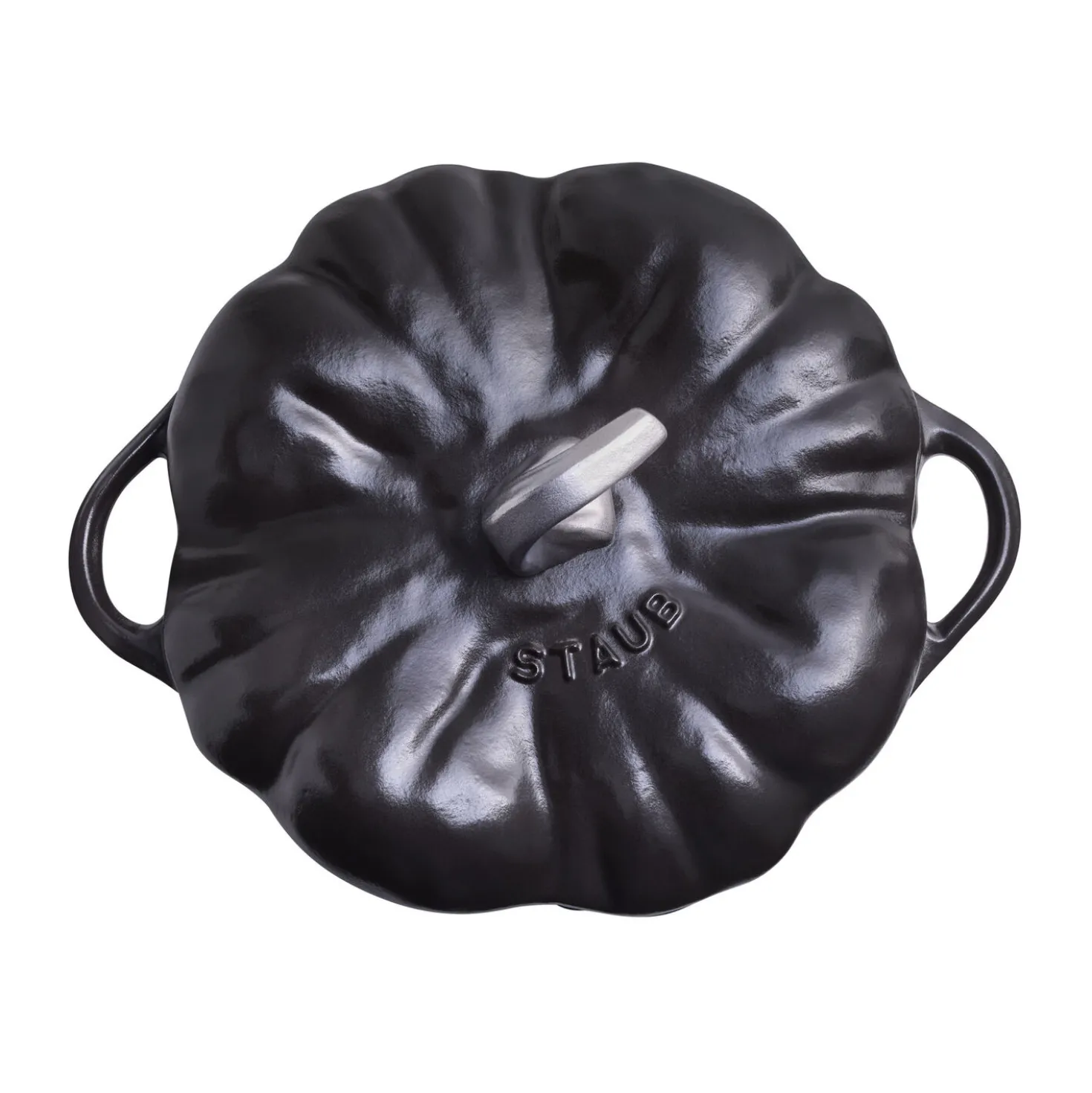 3.5 qt, Pumpkin, Dutch Oven With Stainless Steel Knob, Black Matte
