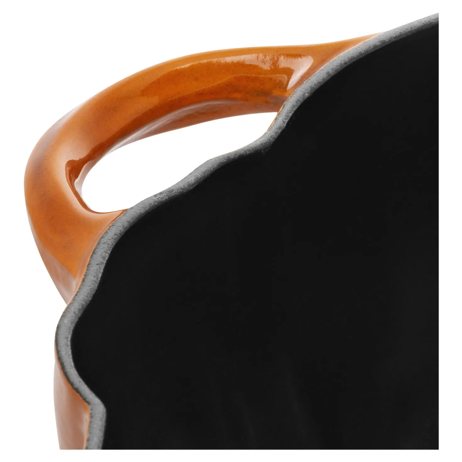 3.5 qt, Pumpkin, Dutch Oven With Stainless Steel Knob, Burnt Orange