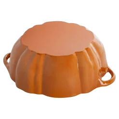 3.5 qt, Pumpkin, Dutch Oven With Stainless Steel Knob, Burnt Orange