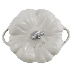 3.5 qt, Pumpkin, Dutch Oven With Stainless Steel Knob, White Truffle