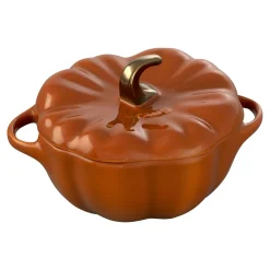 0.75 qt, Pumpkin, Petite Dutch Oven, Burnt Orange