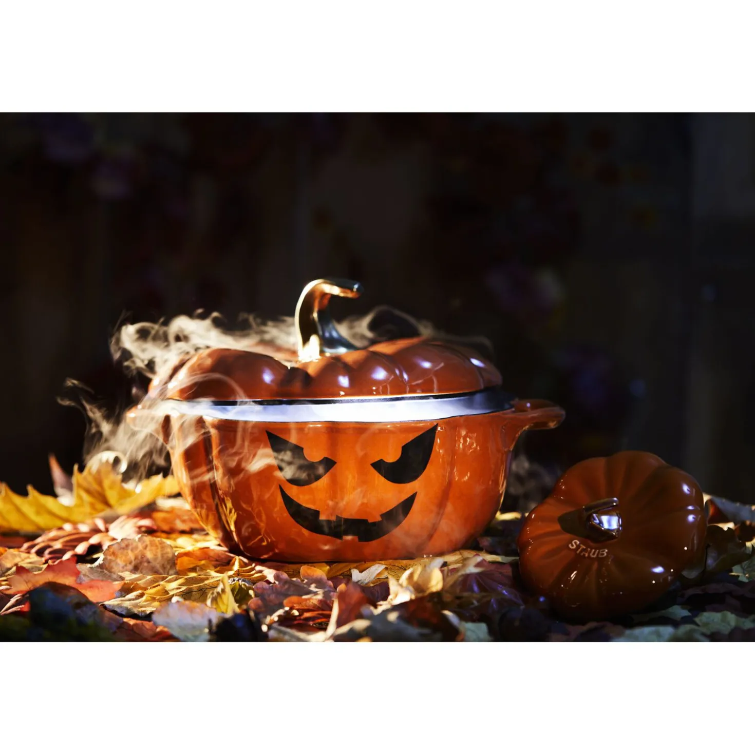 0.5 qt, Pumpkin, Petite Dutch Oven, Burnt Orange