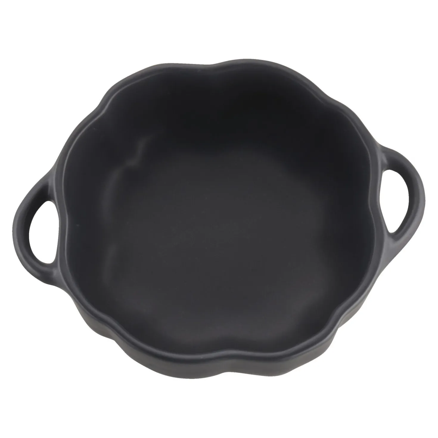 0.5 qt, Pumpkin, Petite Dutch Oven, Black Matte