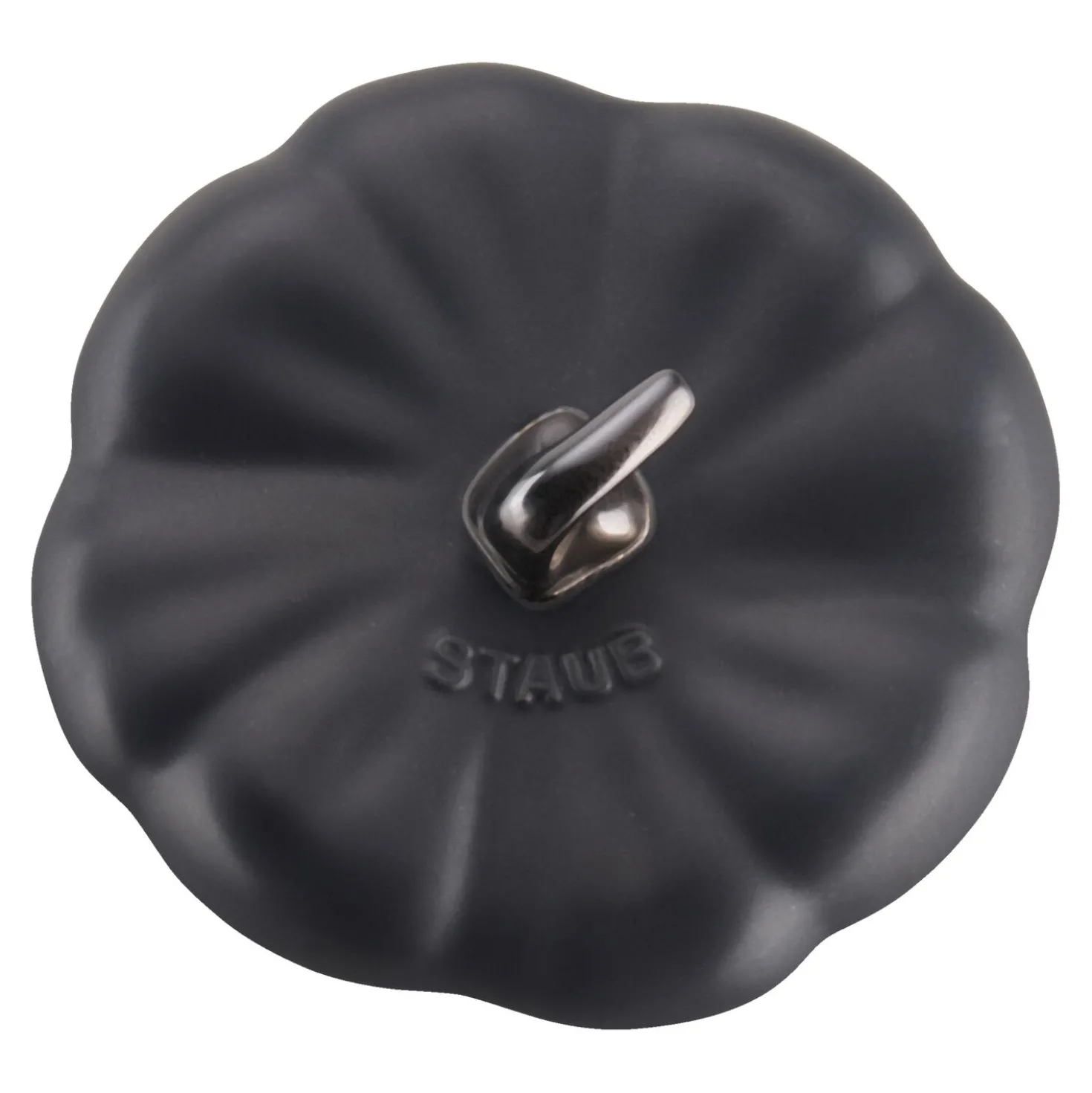 0.5 qt, Pumpkin, Petite Dutch Oven, Black Matte