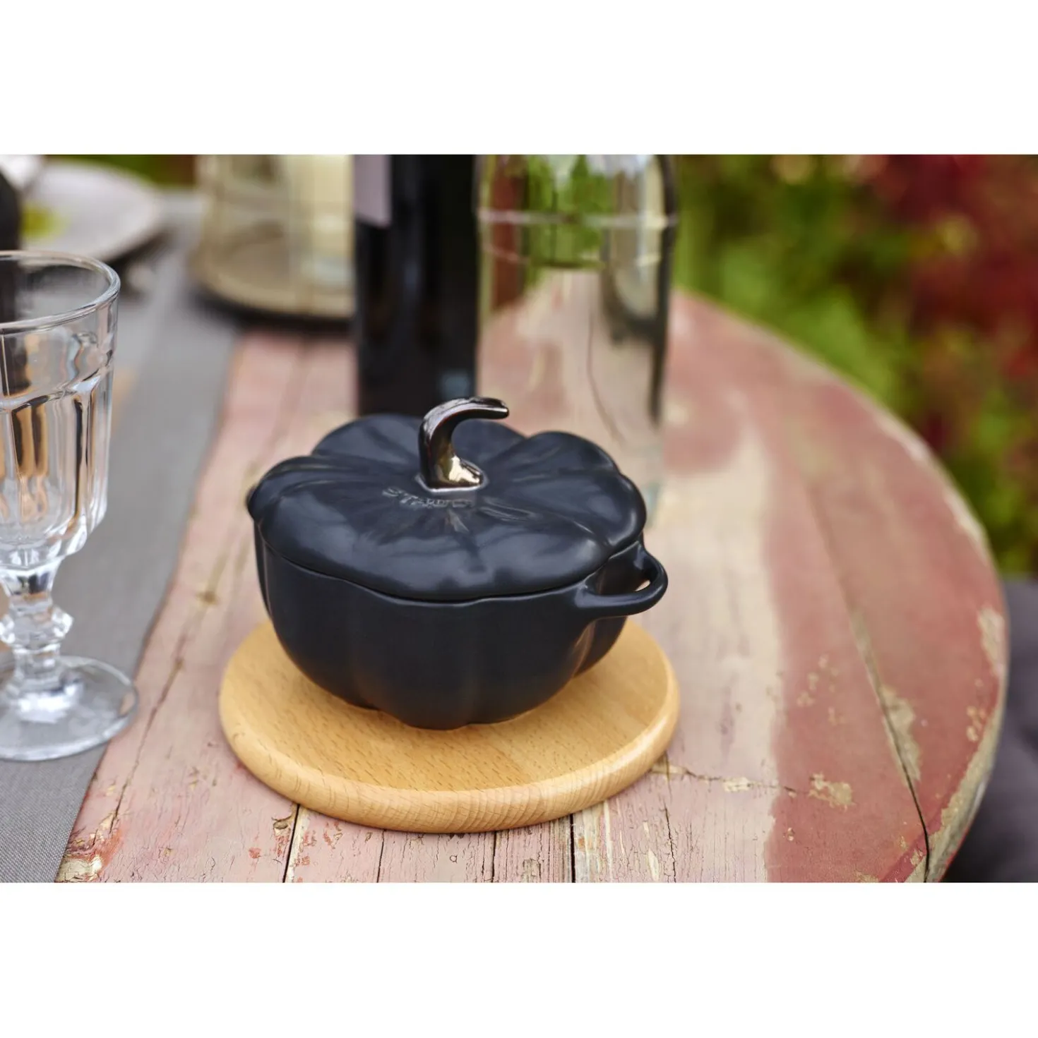 0.75 qt, Pumpkin, Petite Dutch Oven, Black Matte