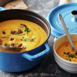 4 qt, Round, Cocotte, French Blue