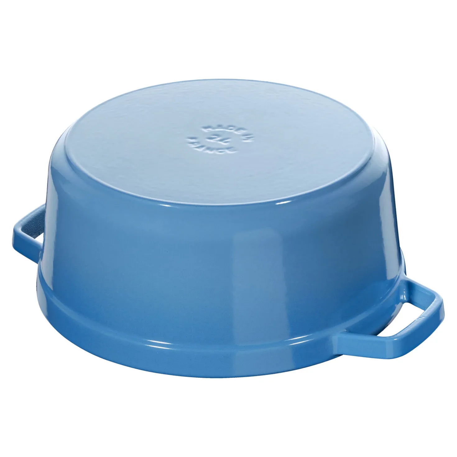 4 qt, Round, Cocotte, French Blue