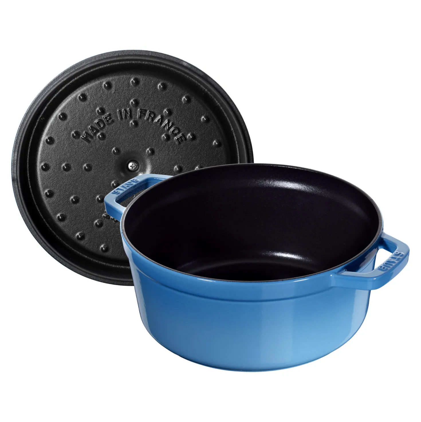4 qt, Round, Cocotte, French Blue