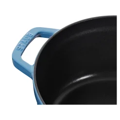4 qt, Round, Cocotte, French Blue