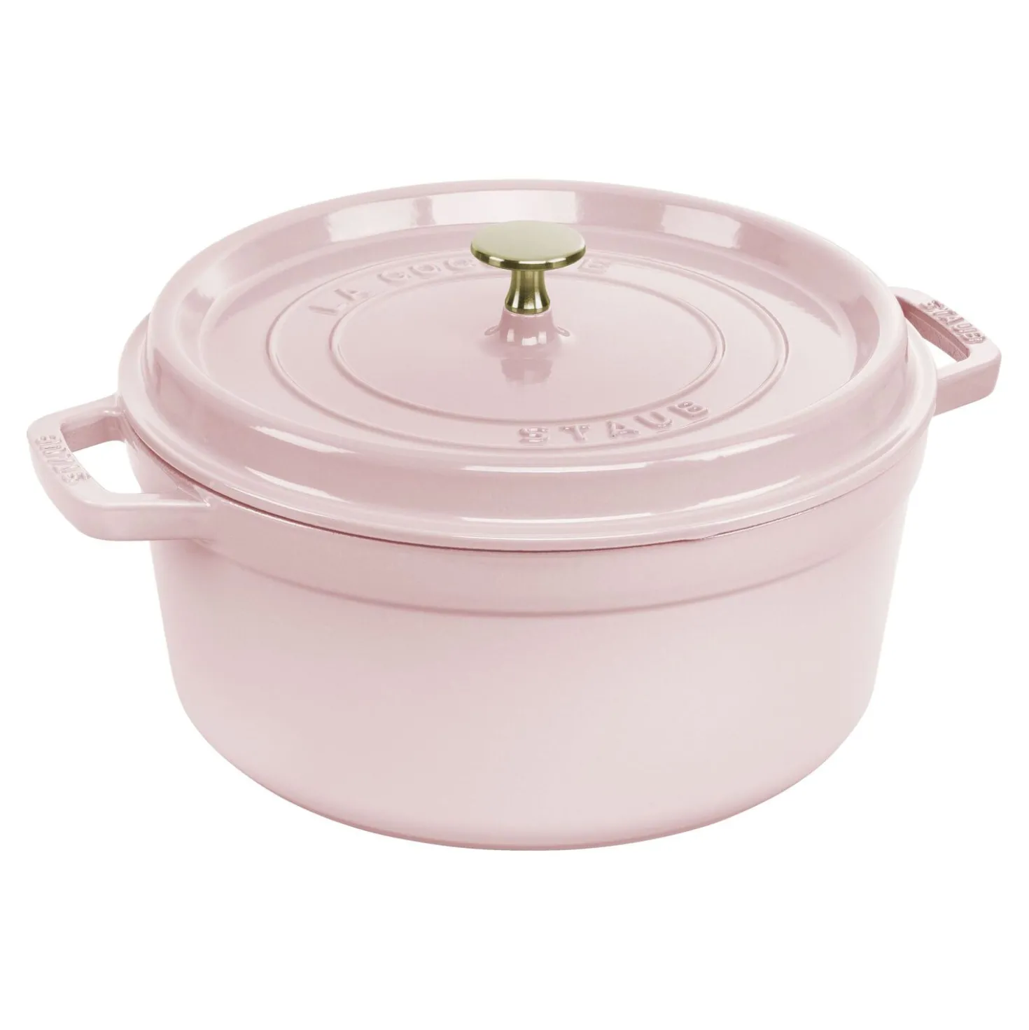 5.5 qt, Round, Cocotte, Pink Peony - Factory Second