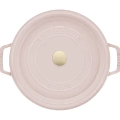 5.5 qt, Round, Cocotte, Pink Peony - Factory Second