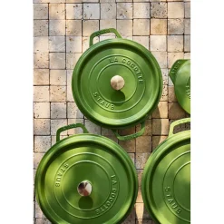5.5 qt, Round, Cocotte, Pistachio