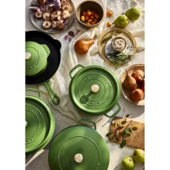 5.5 qt, Round, Cocotte, Pistachio