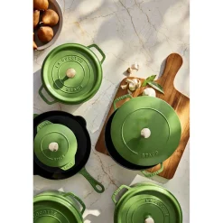 4 qt, Round, Cocotte, Pistachio