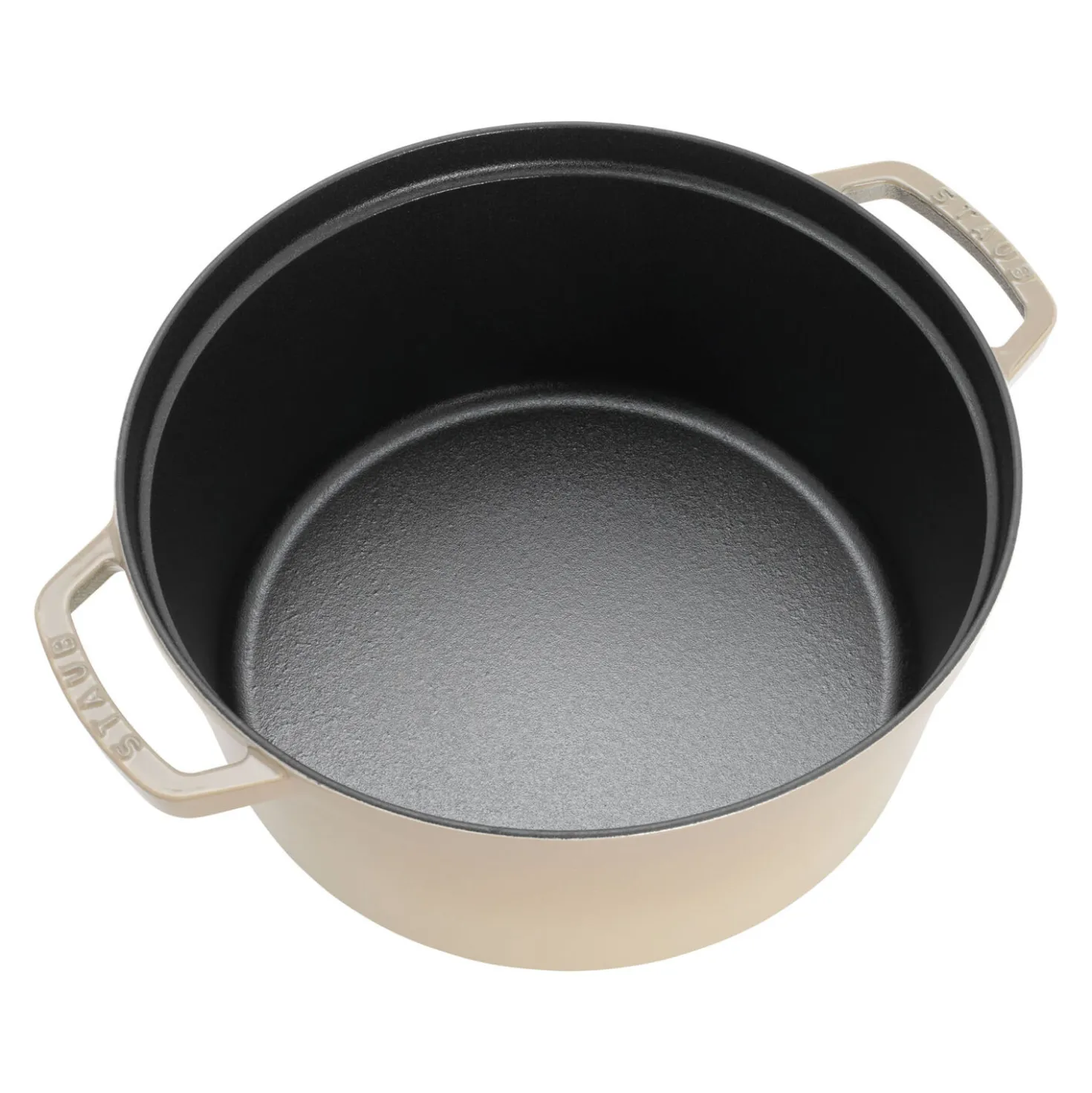 7 qt, Round, Cocotte, Sesame - Factory Second