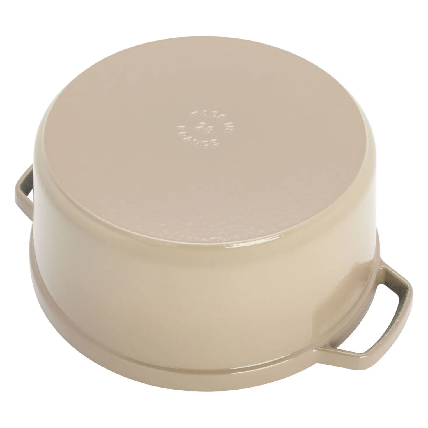 7 qt, Round, Cocotte, Sesame - Factory Second
