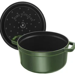 5.5 qt, Round, Dutch Oven, Basil