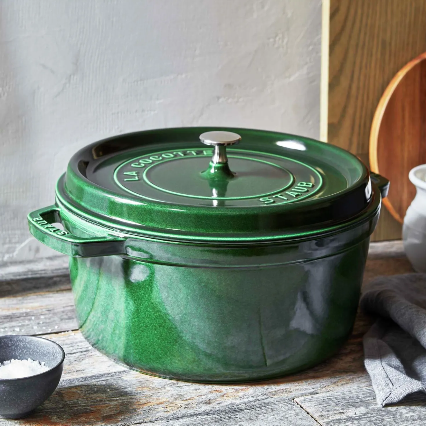 2.75 qt, Round, Dutch Oven, Basil