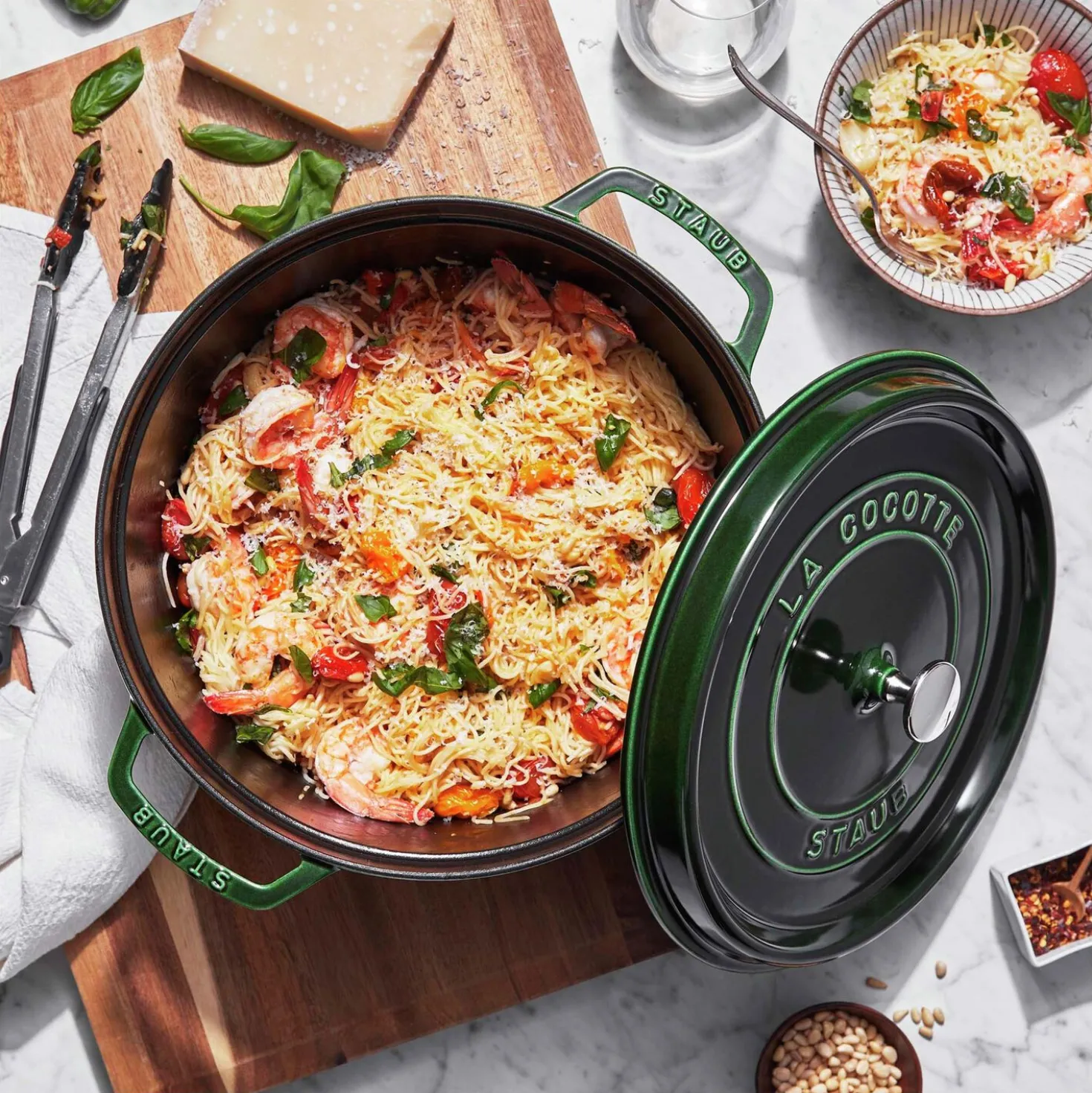 2.75 qt, Round, Dutch Oven, Basil