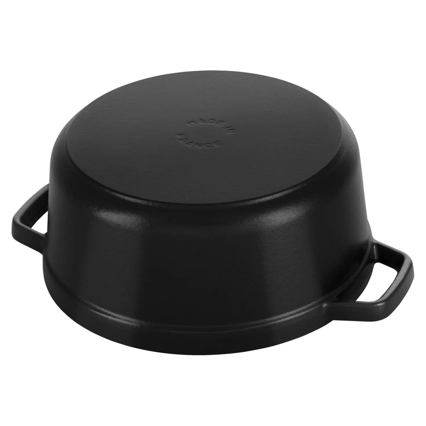 5.5 qt, Round, Dutch Oven, Black Matte