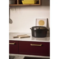 5.5 qt, Round, Dutch Oven, Black Matte
