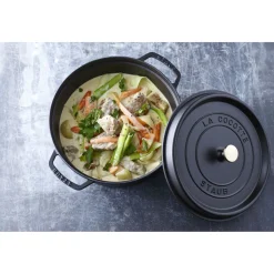 7 qt, Round, Dutch Oven, Black Matte - Factory Second
