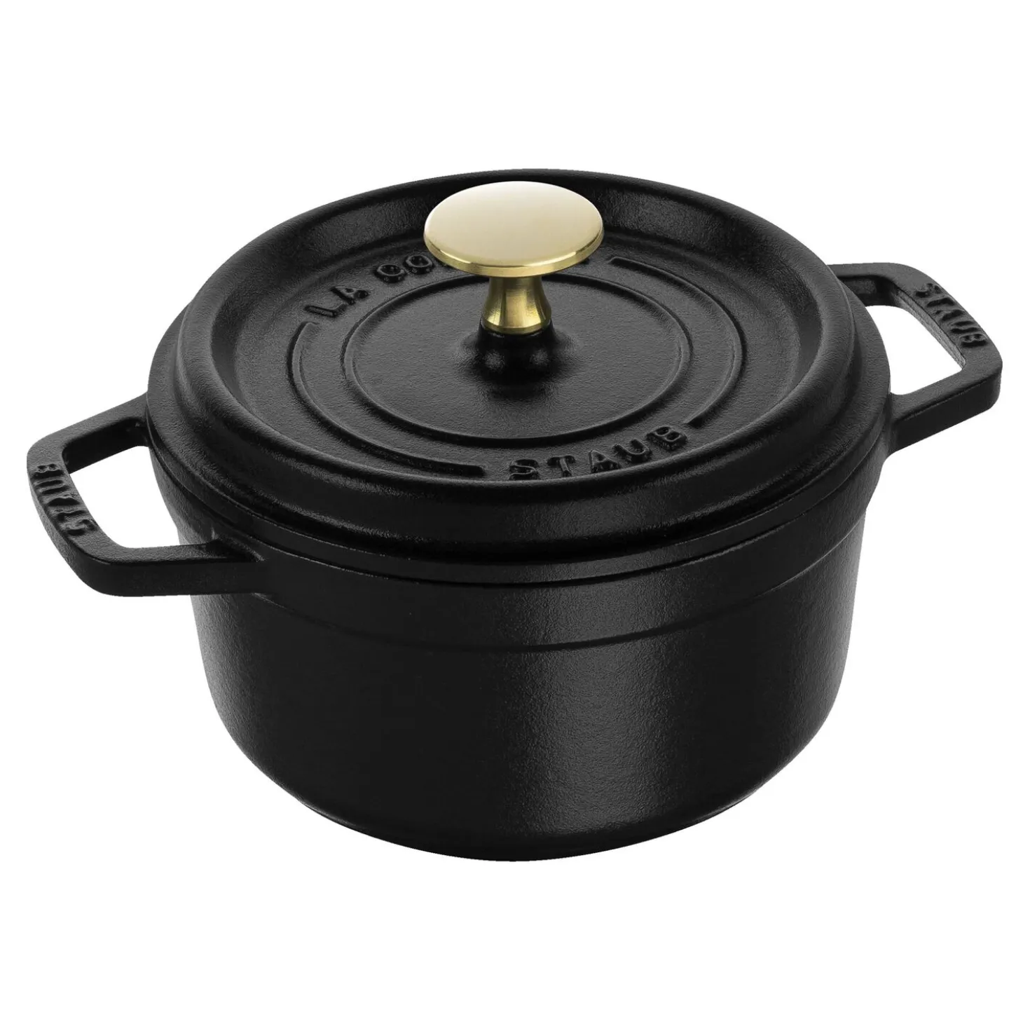 1.25 qt, Round, Dutch Oven, Black Matte