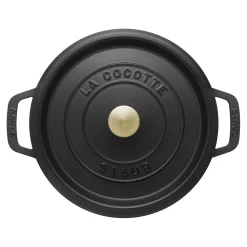 1.25 qt, Round, Dutch Oven, Black Matte