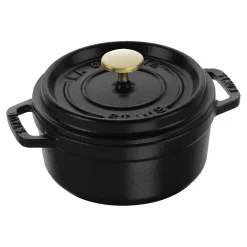 0.85 qt, Round, Dutch Oven, Black Matte