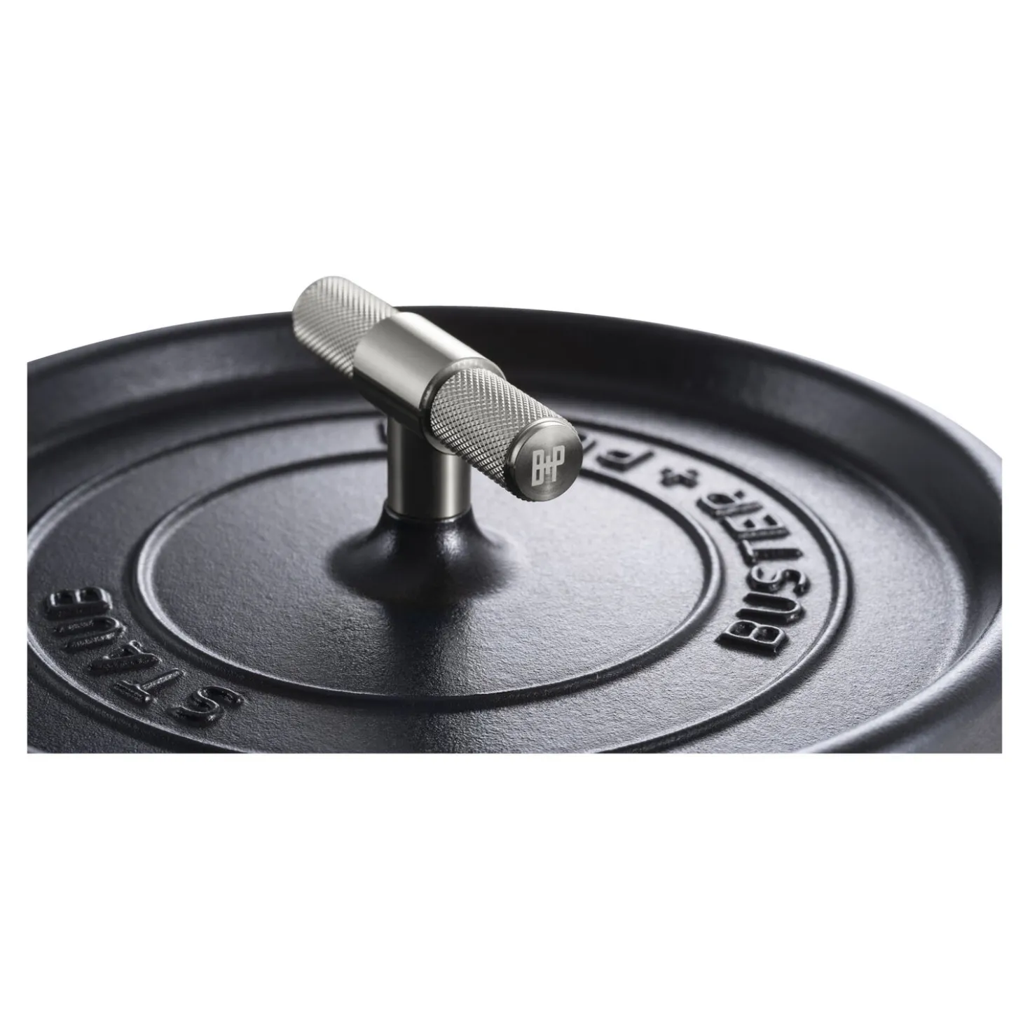 4 qt, Round, Dutch Oven Buster And Punch, Black Matte