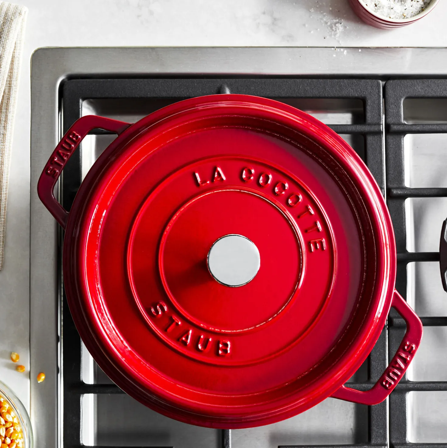 4 qt, Round, Dutch Oven, Cherry