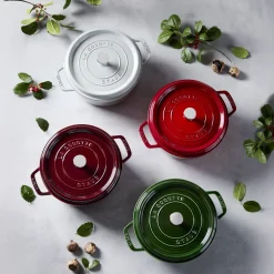 4 qt, Round, Dutch Oven, Cherry