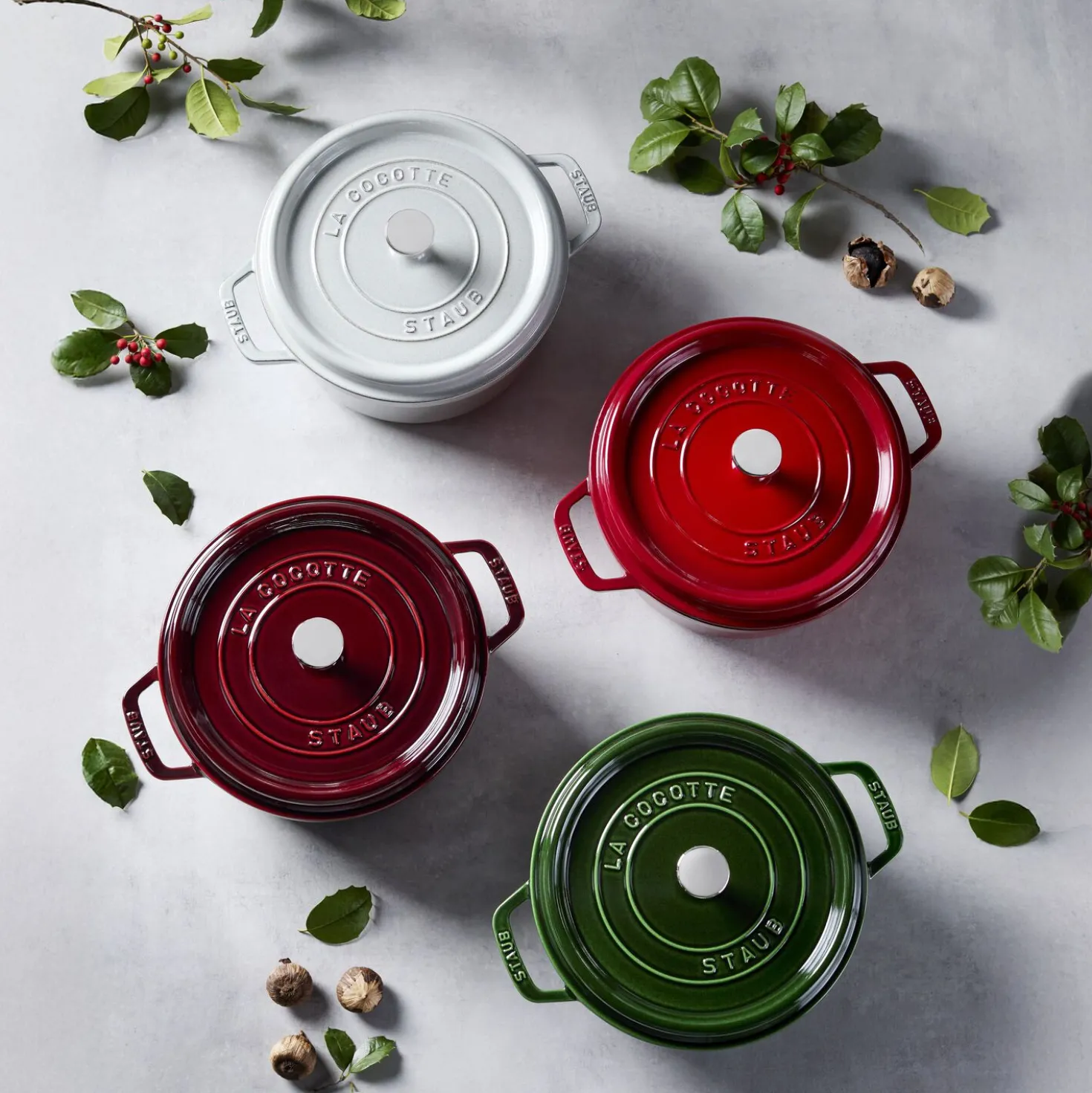 4 qt, Round, Dutch Oven, Cherry