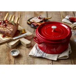 8.75 qt, Round, Dutch Oven, Cherry