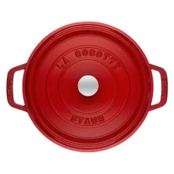 7 qt, Round, Dutch Oven, Cherry