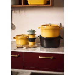 7 qt, Round, Dutch Oven, Citron - Factory Second