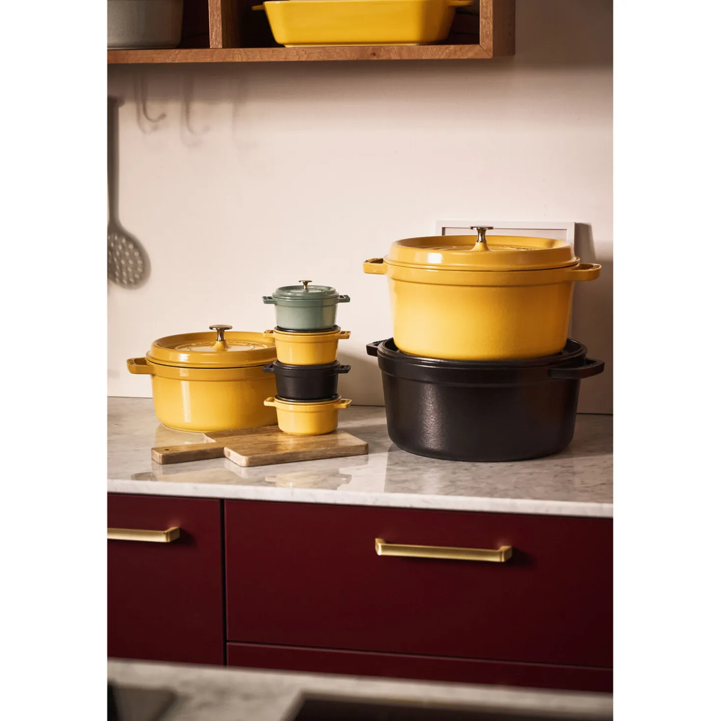 7 qt, Round, Dutch Oven, Citron