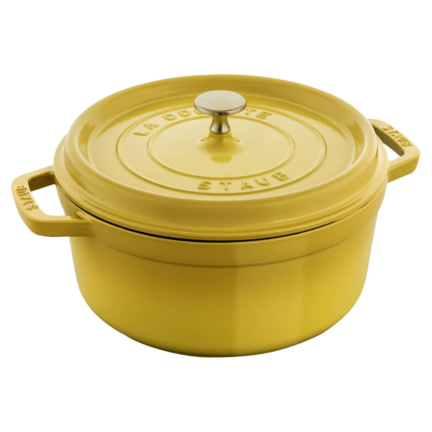 4 qt, Round, Dutch Oven, Citron - Factory Second