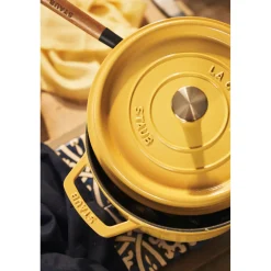4 qt, Round, Dutch Oven, Citron - Factory Second