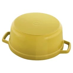 4 qt, Round, Dutch Oven, Citron - Factory Second