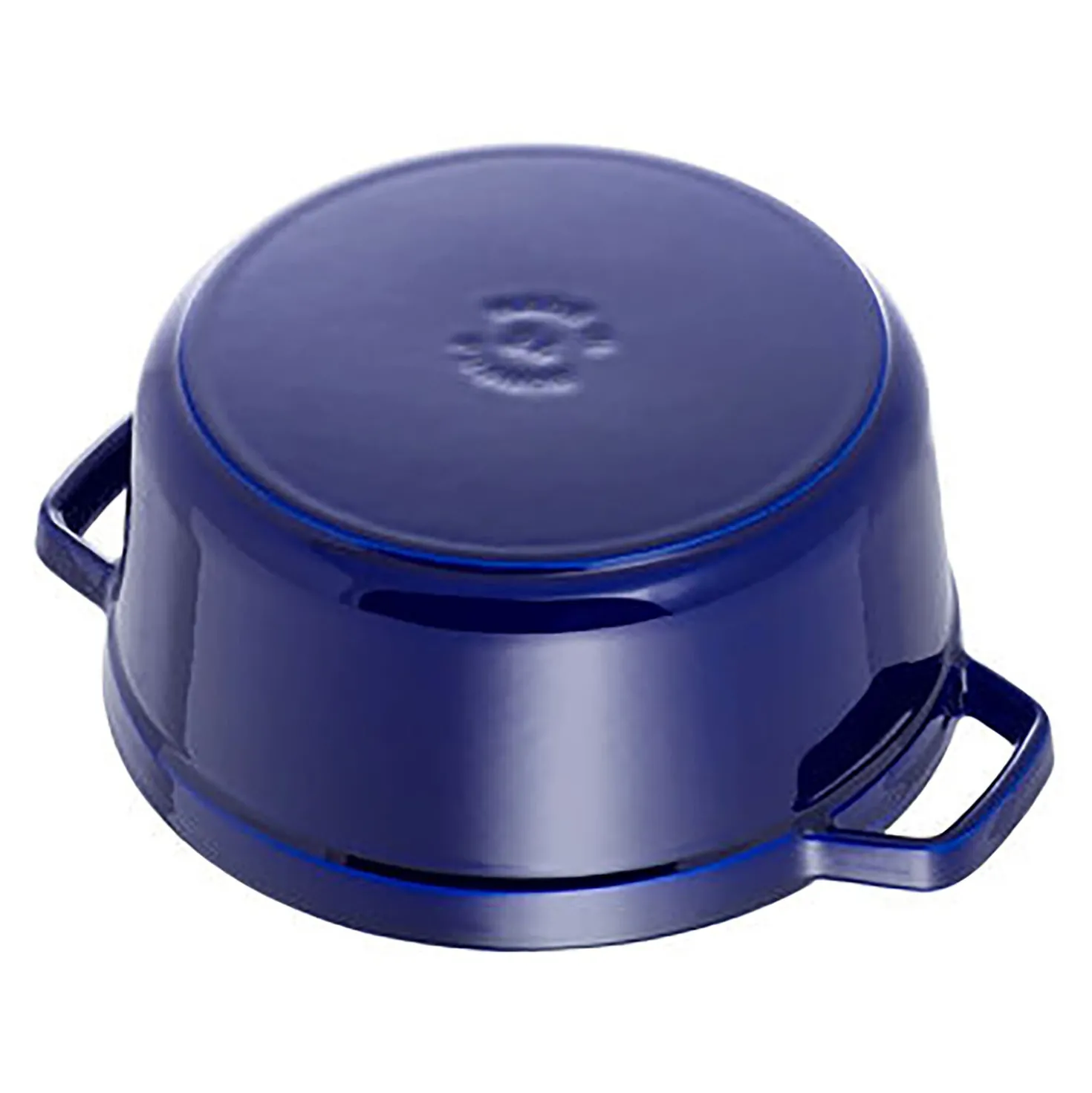2.75 qt, Round, Dutch Oven, Dark Blue