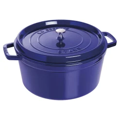 8.75 qt, Round, Dutch Oven, Dark Blue